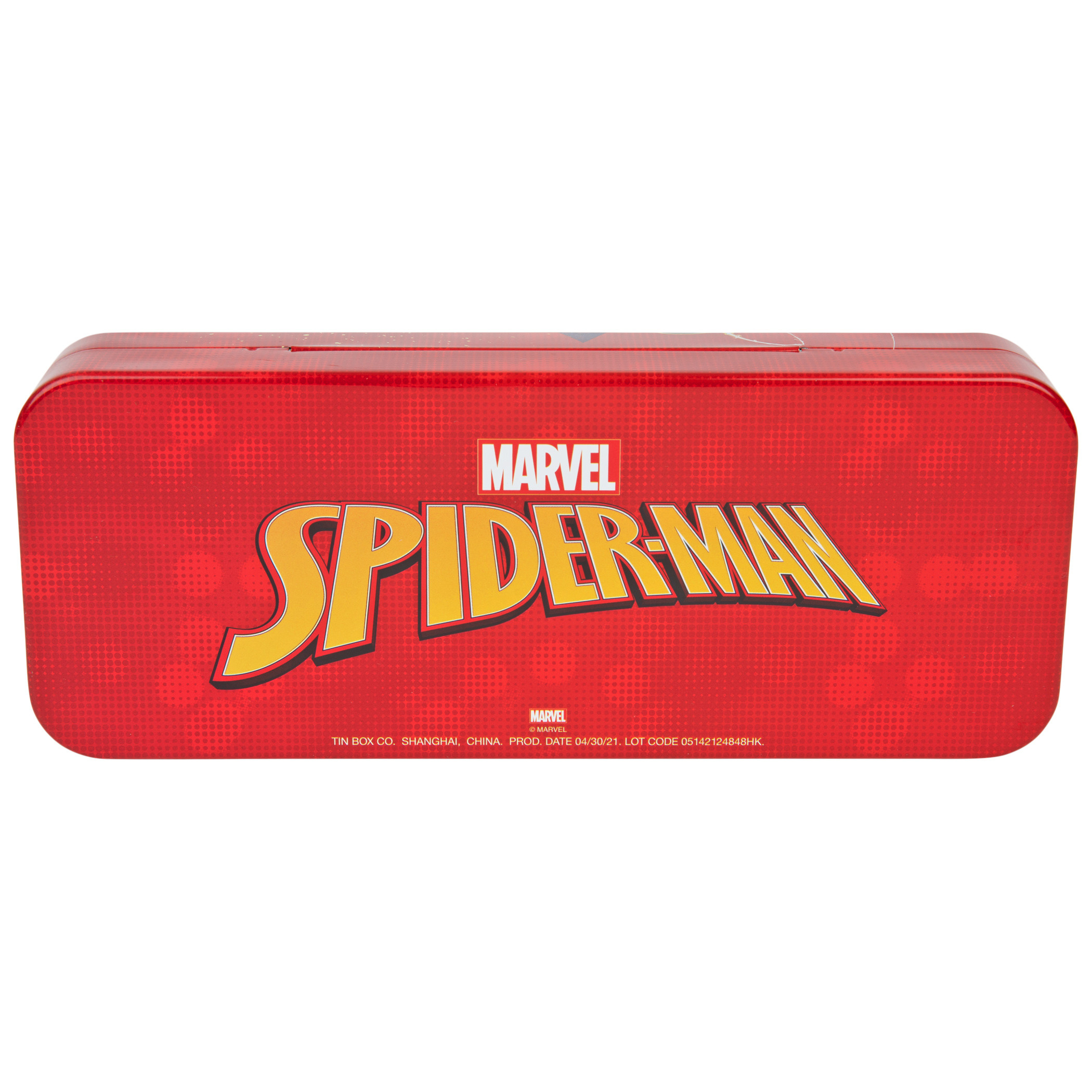 Marvel Comics Spider-Man Hero Red Pencil Box